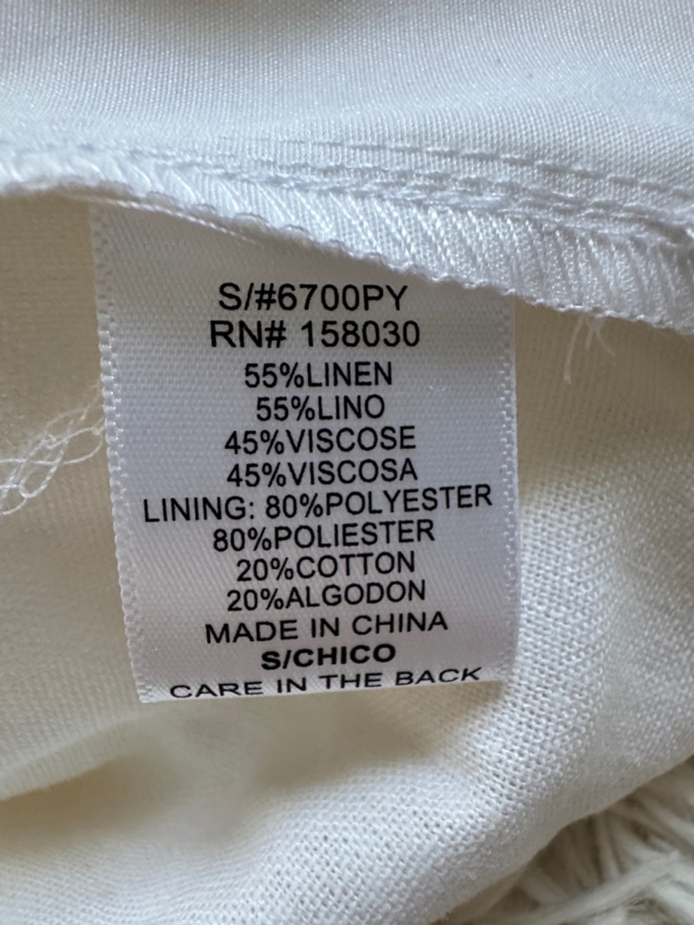 Love Tree Elastic-Waist Tie Front Shorts π Ivory - Picture 15 of 15